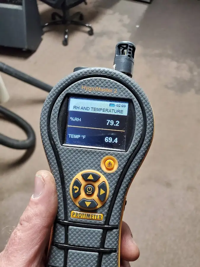 Moisture meter humidity assessment for Mold Remediation & Removal in Bow